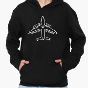 Худи мужской Мечта никогда не умирает MobiPrint 9225-3755 черный