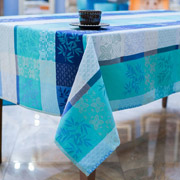 Скатертина з тефлоновим просоченням Villa Grazia Premium Zetona TT8330003 Turqui
