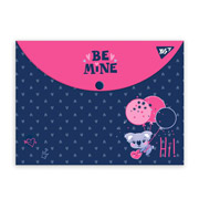 Папка-конверт пластикова на кнопці А4 Hi Koala Yes 492011