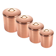 Набір банок для сипучих 4 предмети 12 см, 16 см, 18 см, 24 см Lefard 874-026