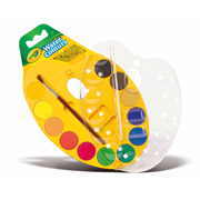 Палітра фарб акварельних з пензликом 12 шт Crayola 53-8434