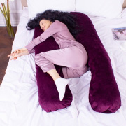 Подушка для вагітних та відпочинку U-подібна 8021 Velvet Line Excalibur MirSon