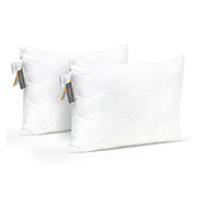 Набір шовкових середніх подушок 1615 Eco Light White MirSon
