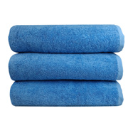 Рушник махровий з петелькою SoundSleep Delicat темно-блакитний