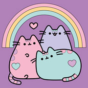 Картина за номерами 25х25 см Пушин Пухнасті друзі кольорове полотно Santi 955022