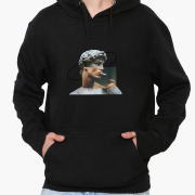 Худі чоловічий Davidichelangelo MobiPrint 9225-1201 чорний