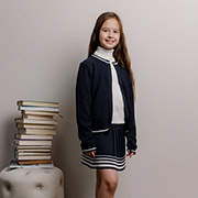 Кофта для дівчинки Герда Art Knit темно-синій