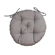 Круглая подушка на стул Rino Прованс серый
