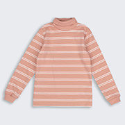 Гольф для дівчинки ГФ2 шардон-інтерлок Бембі 302-рожевий-смужка