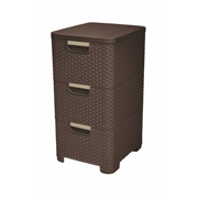 Комод для білизни Style Curver 06604 темно-коричневий