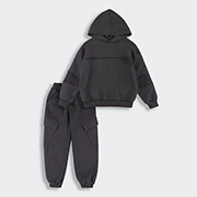 Спортивний костюм для хлопчика КС847 трикотаж-тринитка Бембі YX0-графітовий