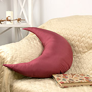 Декоративна подушка Місяць Руно бордовий