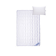 Набір антиалергенний Tender ковдра демісезонна та подушка SoundSleep білий