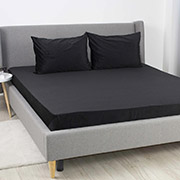 Простирадло велюрове на гумці Velour ТЕП чорне