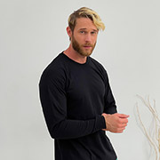 Лонгслів чоловічий P-L02 Cosy чорний