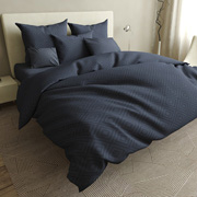 Постельное белье Selena бязь-люкс Ромбики серые 100969