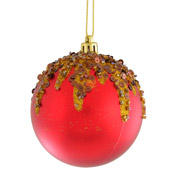 Шар новогодний 8 см Гранат Yes! Fun 973138