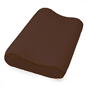Наволочка 10016 Satin Stripe 30-0006 Dark Brown MirSon