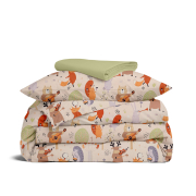 Дитяча постільна білизна в ліжечко ANIMALS CS25 Cosas бежевий