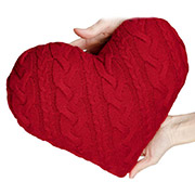 Подушка в'язана декоративна Серце Прованс 028324