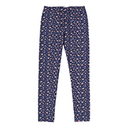 Легінси ШР521 трикотаж Бембі 831-синій-рожевий-принт