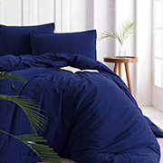 Наволочка SoundSleep Stonewash Adriatic Navy Blue синій