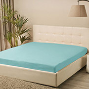 Простирадло трикотажне на гумці Iris Home бірюзове