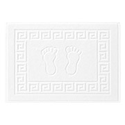 Полотенце для ног махровое Ножки Greek fret 680г Hotel SoundSleep белый