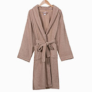Халат махровий з шалевим коміром Arya унісекс Miranda Soft бежевий