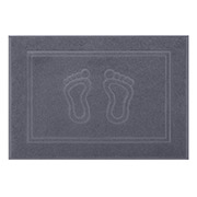 Рушник для ніг махровий SoundSleep Aliso 700г сірий