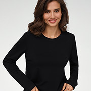 Лонгслів жіночий базовий 23118 German Volf чорний