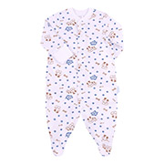 Комбінезон-чоловічок для хлопчика КБ122 кулір Bembi 10B-білий-принт