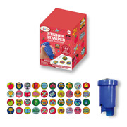 Штамп із наліпками Back to school Lets craft SSP001