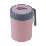 Ланчбокс круглый 450 мл Kite K23-187-3 розовый