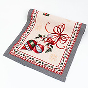 Доріжка гобеленова новорічна Зимовий хоровод Villa Grazia