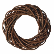 Венок ротанговый 25см YES! Fun 974239 коричневый