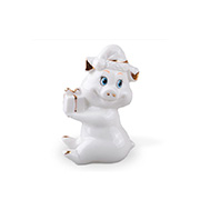 Фігурка декоративна порцелянова Свинка 8см Lefard 149-368