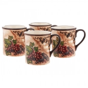 Набір чашок для чаю 4х470 мл Тосканський натюрморт Certified International 43244-set