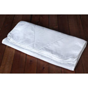 Наматрацник Lintex лляної в бавовняному чохлі білий