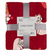 Плед фланелевий Котики з сердечками Flannel Ardesto