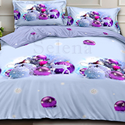 Комплект постельного белья Selena ранфорс Новогоднее Чудо 200614