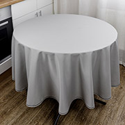 Скатертина кругла Kelly сіра Прованс