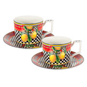 Набір чайний порцеляновий 4 предмети 250 мл Dolche Lefard 922-095