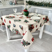 Скатертина гобеленова новорічна Limaso Cabeto