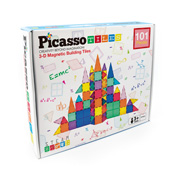 Конструктор магнітний 101 деталь Magnetic Building Blocks Picasso 22402