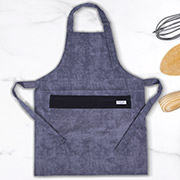 Фартух 700 Black дак-вафля Mirson