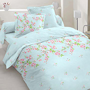 Постільна білизна 20-0162 Blue бязь-gold Nostra