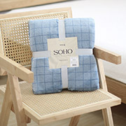 Плед Sweet Light Gray фланель Soho