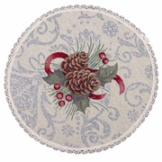 Серветка-підкладка з мереживом Limaso Round1198M-25D