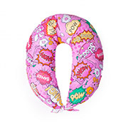 Подушка для вагітних і годування 8617 Print Line 17-0512 Bombs pink 50% Memory MirSon